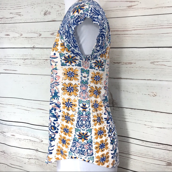 Small Lucky Brand multicolor top Small - Picture 4 of 5